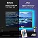inShareplus LED TV Backlight Strip, 1M/3.3Ft Total 30 LEDs RGB LED Strip Lights for 40 to 60 in HDTV Neon Light Bias Lighting with RF Remote, 5V USB Powered