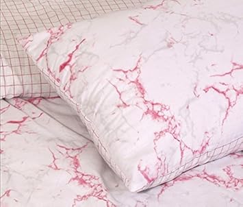 Bettbezug Set Marmor Muster Wendbar Inkl Kopfkissen Bezug Fur Einzelbett Doppelbett Kingsize Bett Super Kingsize Bett Rosa Grau Rose King Size Amazon De Kuche Haushalt