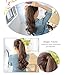 SWACC Women Long Straight/Curly Wavy Wrap Around Ponytail Extension Synthetic Hair Piece Clip in Hair extensions (Curly Wavy, Dark Honey Blonde-16#)