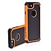 Pelotek; iPhone 7/8 Plus Orange case - Hybrid Shockproof [Orange/Black] Case - with Unique Triple Layer Ultra Slim Fit Design Plus Drop Protection Features Amazing Cover (Box Orange i7/i8 Plus)