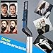 Electric Beard Straightener Comb, Professional Quick Styling Comb, Multifunctional Hair Comb Beard Iron, Portable Heating Beard Brush with Anti-Scald Feature
