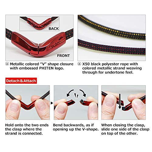 Phiten necklace RAKUWA neck X 50 V type metallic black 50 cm eBay