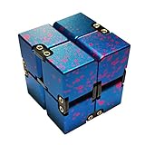 Enfich Infinity Cube, Aluminum Fidget Toy for Office / Study Relax, Stress Relief or Reducing Anxiety / ADHD / Autism for Adult and Children (Camouflage)