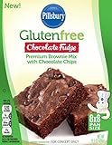 Pillsbury Gluten Free Chocolate Fudge Premium Brownie Mix with Chocolate Chips, 15.5 Ounce