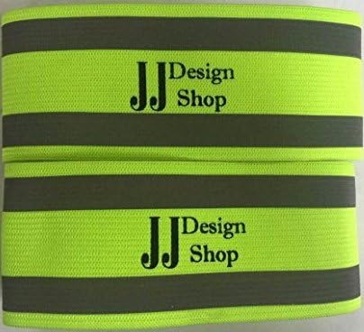 CLOSING DOWN SALE JJ Design Shop High Visibility Reflective Wristbands, Reflective Ankle Bands, High Visibility and Safety for Jogging, Walking, Cycling - Works as Wristbands, Armband, Leg Straps