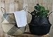 Kalea Eco- Friendly Large Seagrass Baskets in Gingham - Handmade from Natural Seagrass - Endless Practical Uses for Your Home and Built to Last