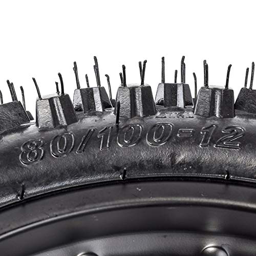 TDPRO 80/100-12 Rear Tire Disc Brake Rim With 15mm Bearing Set for Pit Pro Dirt Bike - Thumbnail 5