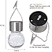 MAGGIFT 8 Pack Solar Hanging Ball Lights with Umbrella Clips, Outdoor Christmas Ornaments Tree Decoration Solar Lantern Multi-Color Changing Cracked Glass Lights for Yard Patio