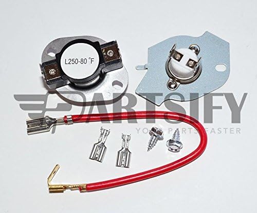 NEW 279816 3399848, 3977393 WHIRLPOOL KENMORE SEARS DRYER THERMAL CUT-OUT KIT __#partsify