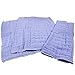 OsoCozy Dyed Prefold Cloth Diapers (Burp Cloths) - 100% Cotton, Soft, Durable and Absorbent. Fun Hand Dyed Vibrant Colors. 13 x17 Inches - 3 Pack – (Violet)
