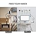 Gooseneck Tablet Stand,Reenfaya Universal Lazy Phone Holder Flexible Long Arm Clip 360 Rotating Desktop Bracket Clamp Mount for iPad iPhone Series/Samsung Galaxy/Nintendo Switch and More(Black/Gold)