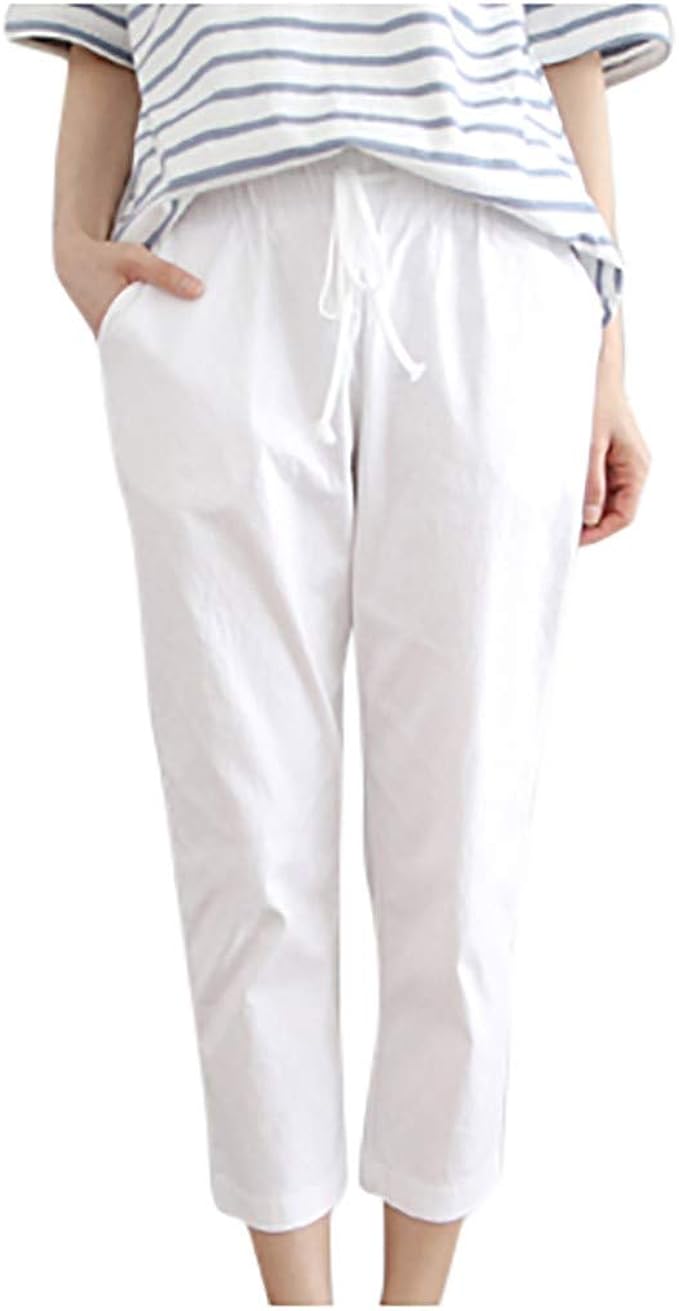amazon ladies crop trousers