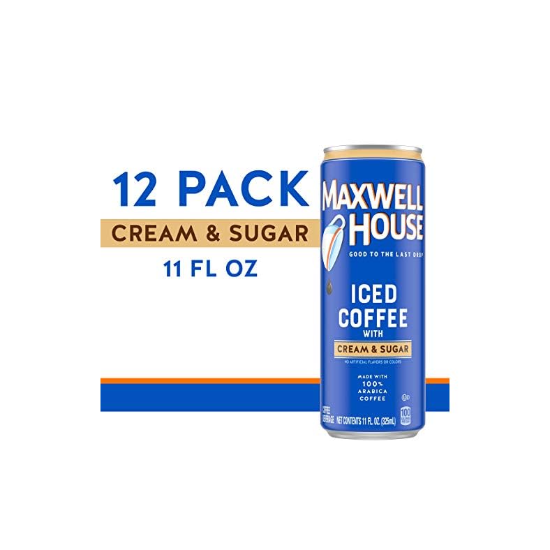 Maxwell House ReadytoDrink Iced Coffee with Cream & Sugar 11 Fl Oz