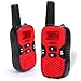 UOKOO Kids Walkie Talkies, 22 Channel FRS/GMRS 2 Way Radio 2 miles (up to 3.7 Miles) UHF Handheld Walkie Talkies for Kids (1 Pair) Red