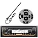 JVC In-Dash Marine Boat Yacht Bluetooth Radio USB Stereo Receiver CD Player Bundle Combo primary