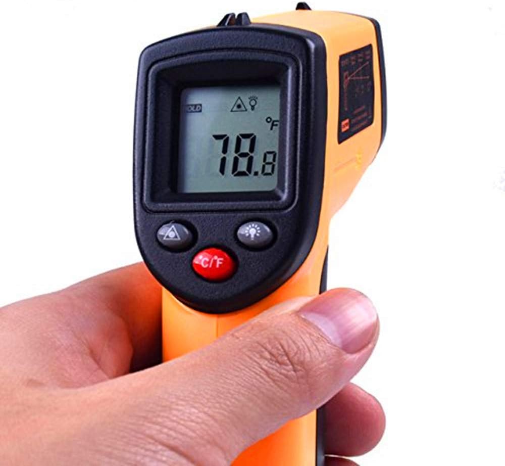 GM320 Laser LCD Digital IR Infrared Thermometer Temperature Meter Gun Point -50~380 Degree Non-Contact Thermometer