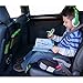 Child Car Seat Protector Makes Cleaning Up Your Car Easier! Thick Padding Preserves Upholstery to Retain Value of Vehicle! Included Kick Mat Organizer Allows Easy Access to Baby Items!(Single, Black)