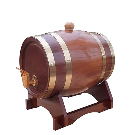 Hqcc Wooden Oak Barrel Vat Wine Barrel Decorative Wine Barrel
