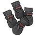 Ultra Paws Rugged Dog Boots & Paw Protectors for Small, Medium and Large Dogs Black (Size 4)