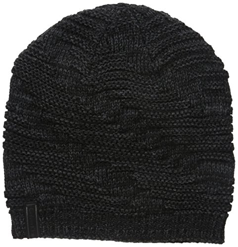 Calvin Klein Men's Knit Beanie, dim Black, One Size Calvin Klein Men's Knit Beanie, dim Black, One Size