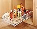 ClosetMaid 11 in. Pull Out Cabinet Organizer, Heavy Duty, Slide Out Pantry Shelves Drawers for Kitchen, Bathroom, White