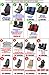 Universal Full Set of Car Seat Covers - Solid Black UAA002