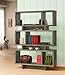 Coaster Home Furnishings Reid 3-Tier Geometric Bookcase Weathered Grey