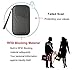 Travel Document Organizer &Passport Wallet & Passport Pouch &Passport Cover (RFID Gray)