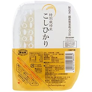 【Amazon.co.jp限定】越後製菓 特別栽培米こしひかり(新潟県産) ごはんパック 200g×20個