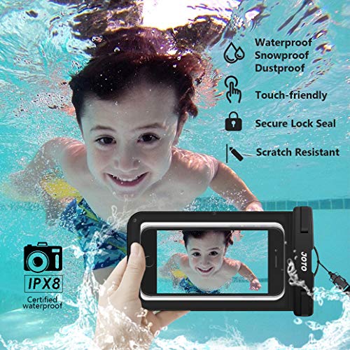 image for JOTO Universal Waterproof Pouch Phone Dry Bag Underwater Case for iPho
