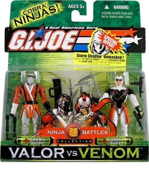 G. I. JOE Hasbro Valor Vs. Venom 3 3/4 Scale 2Pack Cobra Slash & Cobra Slice