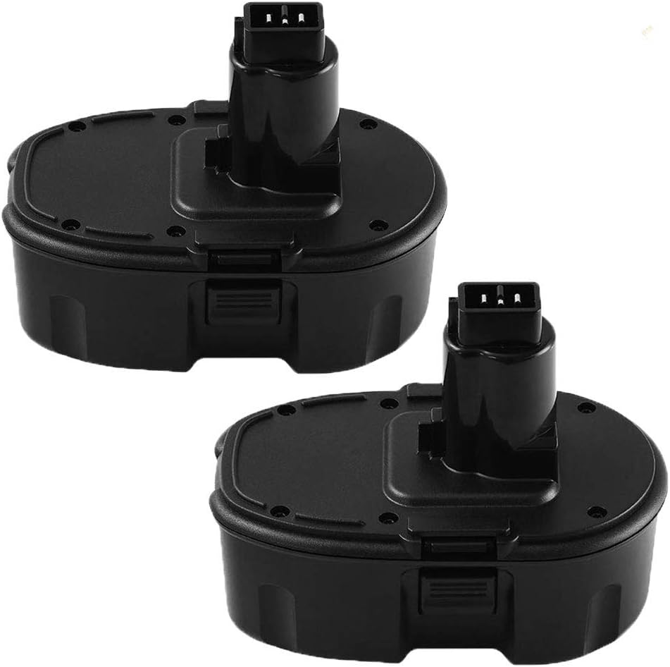 2-Pack 18V Replacement Battery For DEWALT DC9096, DC9098, DC9099 – 7000mAh NiMH, Compatible With 7.2V-18V Tools