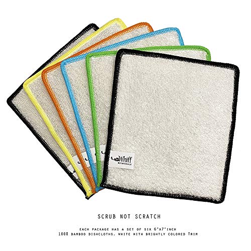 Whiff-Bamboo-Dishcloths-Kitchen-Cloths-Sustainable-Scrubbing-Power-Naturally-Hygienic-Washable-Absorbent-Durable-Reusable-Cleaning-Essentical-Dish-Rags-Replace-Your-Sponge-BDC6X7inch