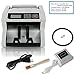 Upgraded Pyle Bill Counter, Cash, Automatic Counting Machine, Toploader, UV & MG Counterfeit Detection, UV Scanning, LCD Display, 1100 Pieces Per Min, U.S. & Canadian Dollar, Euros & Pound (PRMC400)