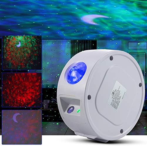 Yisun 2020 アップグレード スターナイトライトプロジェクター Led ギャラクシー プロジェクター ナイトライト スカイナイトライト スタープロジェクター オーシャンプロジェクター ナイトライト 子供 大人 寝室 パーティー ホームシアター 天井用 Alamira Tn