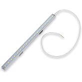 12V-24V Wide Voltage Range Aluminum Rigid DC 12 Volt To 24 Volt Lighting LED 11.8" LED Light Bar Lamp Strip Under-cabinet Marine Solar Off Grid Low Voltage Battery Light Tube PC Cover 18x 5050 Chip