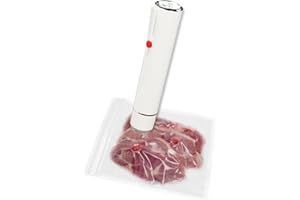 Chef Preserve Handheld Vacuum Sealer for Food - Portable Electric Food Saver, 65kPa Suction, Rechargeable, Ideal for Kitchen,