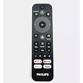 OEM Replacement Remote Control Compatible with Philips Google 4K Smart TV with Netflix, YouTube, Discovery+, tubi Short Keys RF553A
