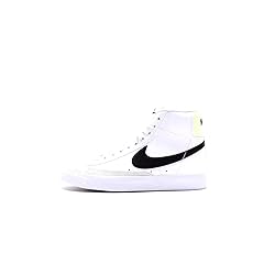 Nike Blazer Mid 77 GS White/Black-Barely Volt Size