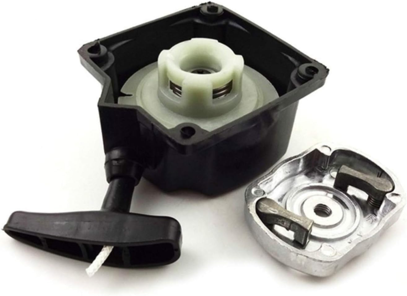 Original manufacturer spare part: semi-automatic starter + drive bell for brush cutter, auger or multifunctional machine 5 in 1. Please check your model