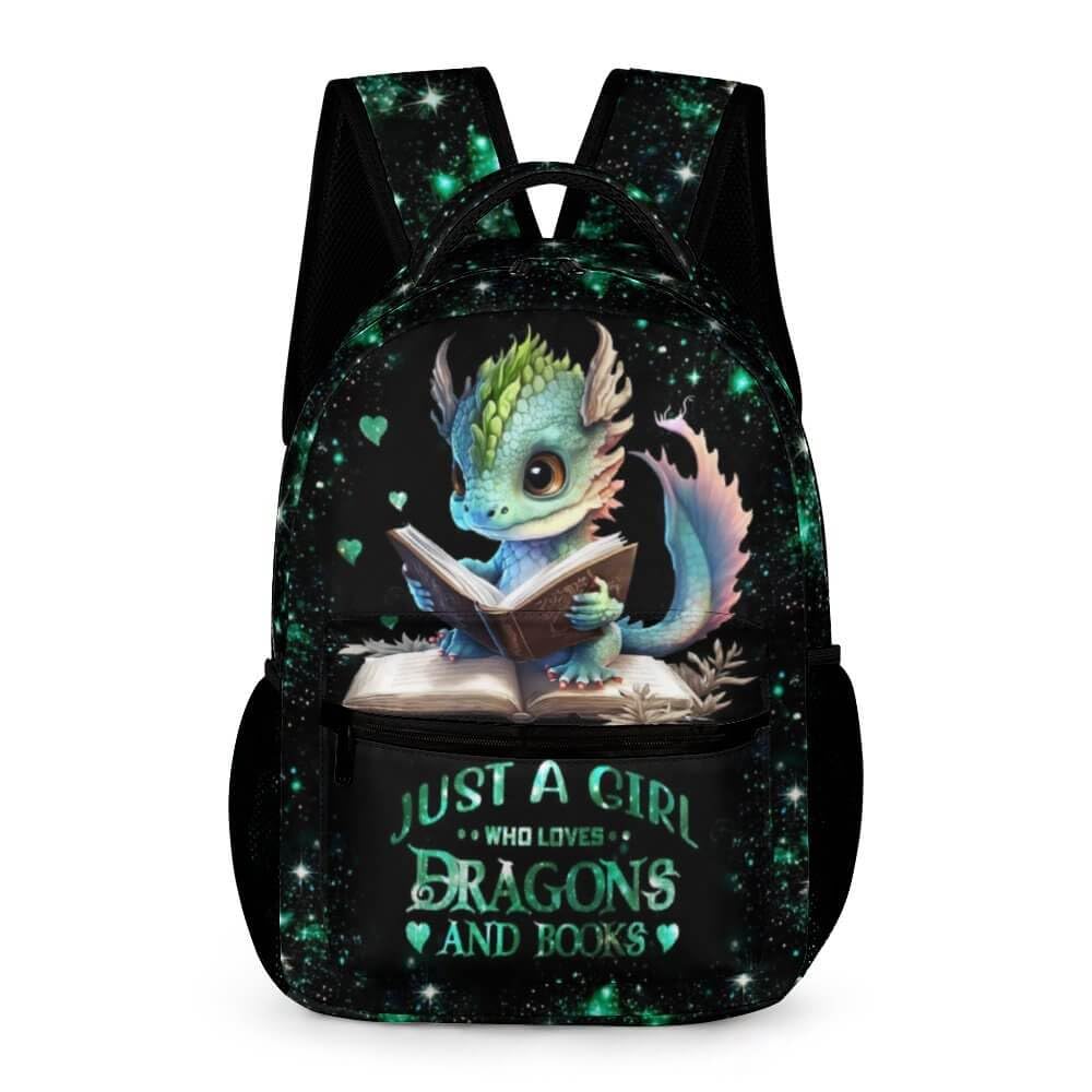 Photo 1 of **WILL NEED A ZIPPER REPLACEMENT** Homieblanket Dragon Backpack for Kids Girls Boys School, 16 Inches Cute Dragon Theme Bookbag, Adjustable, Lightweight, Large Capacity