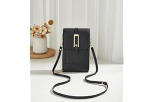 Vertical Shoulder Bag, Soft Structured Crossbody Purse with Zip and Snap Closure, Casual Bag