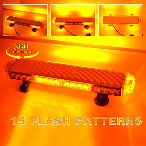 Emergency Mini LED Light bar, YITAMOTOR 21" 3 Watt Low Profile