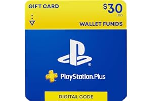 $30 PlayStation Plus – Wallet Funds [Digital Code]