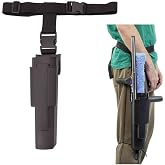 XERO Window Cleaning Holster and Belt- Detachable Side Bucket on a Belt Squeegee Holder and Tool Belt -Black