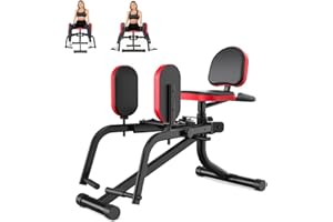 BIO8ZENG 2-in-1 Hip Abductor and Adductor Machine, Inner and Outer Thigh Exercise Equipment, Leg Workout Machine for Home Gym