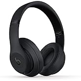 Beats Studio3 Wireless Noise Cancelling Over-Ear Headphones - Matte Black (Renewed)