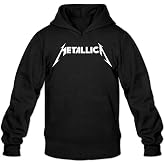 Metallica Distressed Adult Men's Hoodies-Black