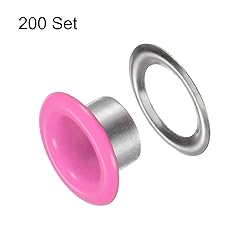 HARFINGTON 200 Set Color Round Grommets 6mm