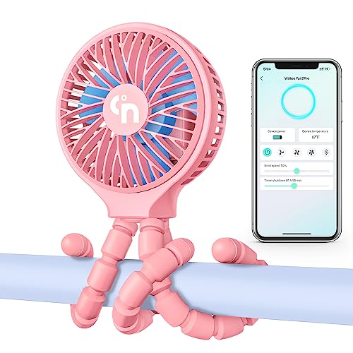 HomeLifairy Stroller Fan Clip On Baby Bluetooth APP
